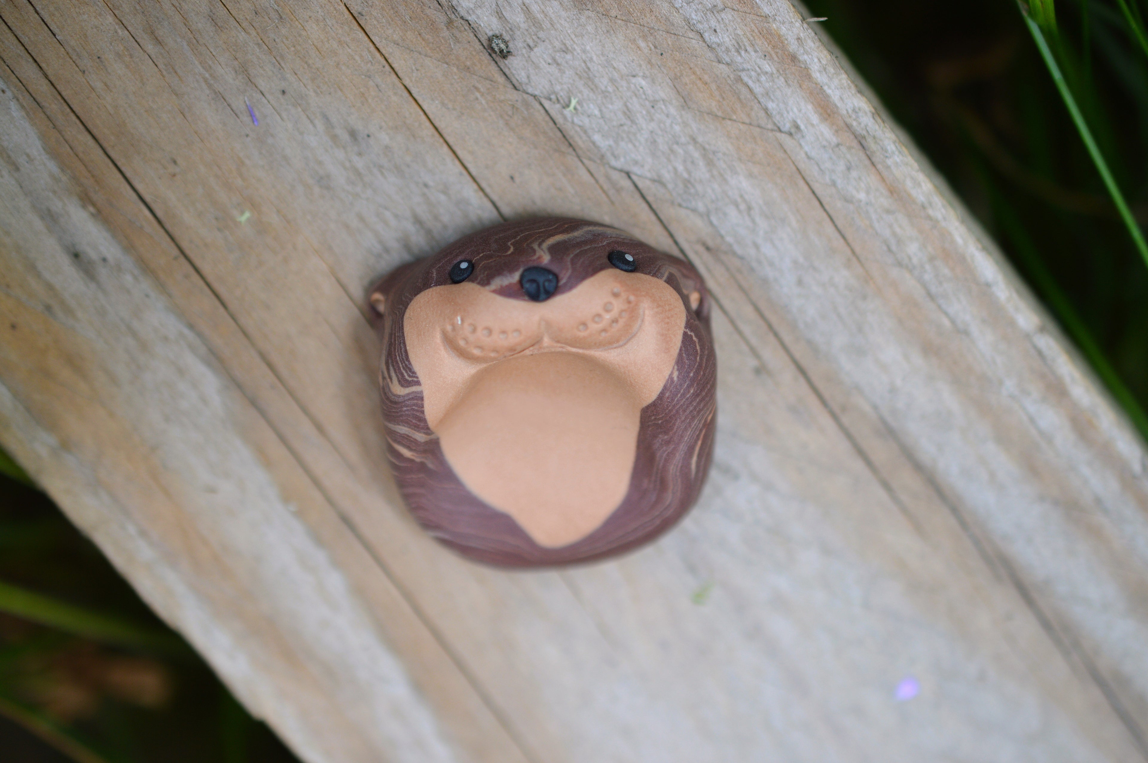 Worry Stone Fischotter