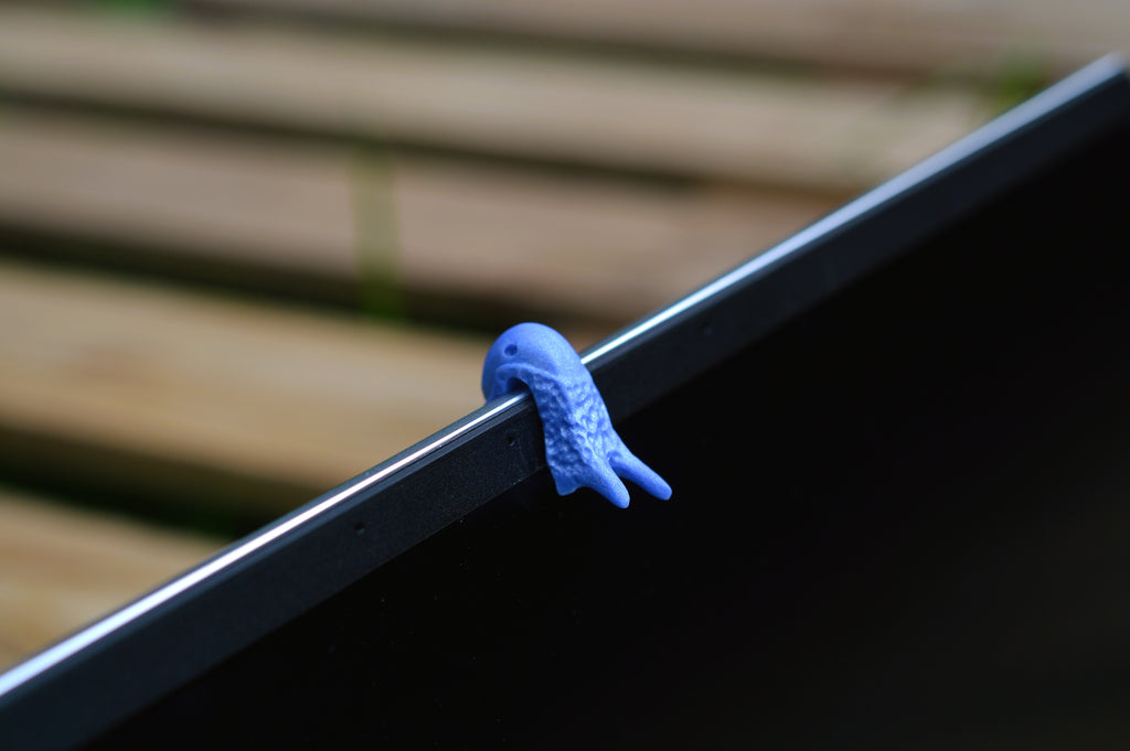 Laptop Slug blau metallic